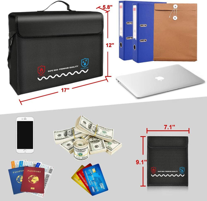 Silicone Coated Lipo Safe Bag Fireproof Waterproof Practical For Money