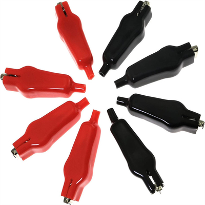 Double End 20A Insulated Alligator Clips For Electrical Jumper Wire