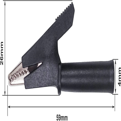 PVC Insulated Crocodile Clips Heavy Duty 1000V 20A For Home Electrical Laboratory