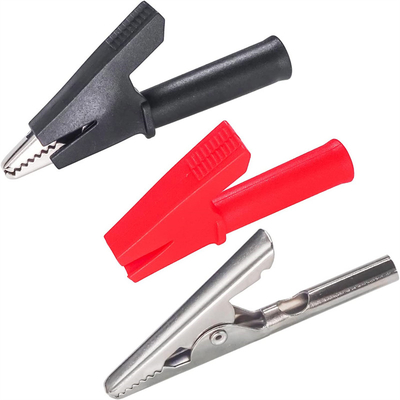 PVC Insulated Crocodile Clips Heavy Duty 1000V 20A For Home Electrical Laboratory