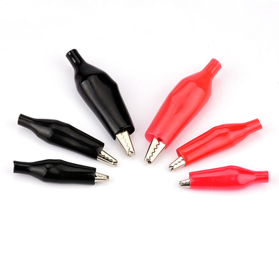 Multicolor 10A Insulated Alligator Clips Stable For Testing Probe Meter