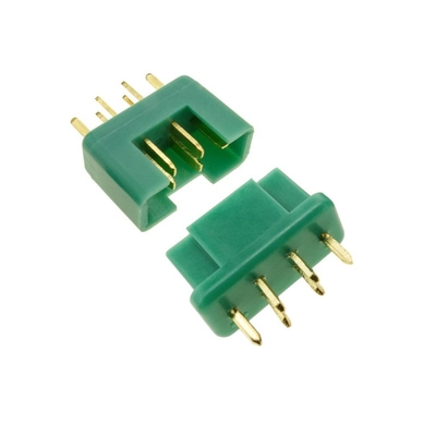 ABS Stable RC Battery Connectors Green Color For Charging And Power Supply