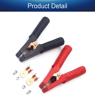 ROHS Durable Insulated Alligator Clips 300A For 12 Volt Battery