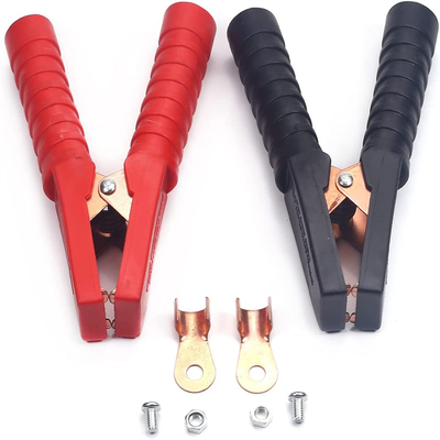 ROHS Durable Insulated Alligator Clips 300A For 12 Volt Battery