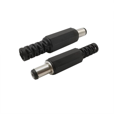5.5x2.1mm Black RC Battery Connectors Plastic Male Female DC Power