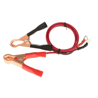 Practical Car Inverter Battery Cable With Alligator Clips To OT Ring Terminals
