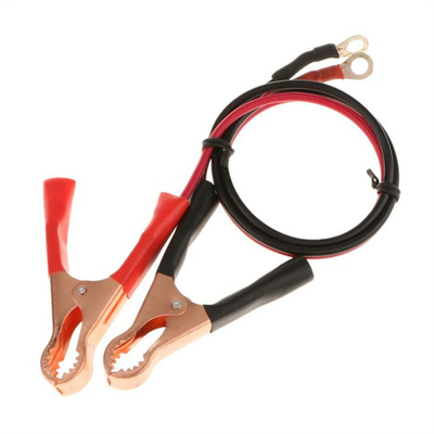 Practical Car Inverter Battery Cable With Alligator Clips To OT Ring Terminals