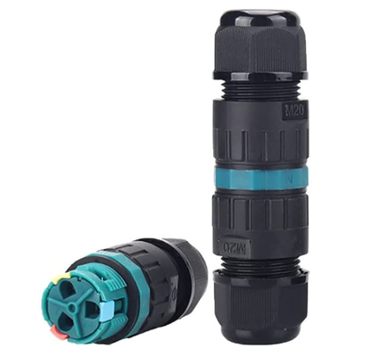 IP68 Waterproof Quick Connector 2 Way 3 Core Electrical Junction Wire Connector