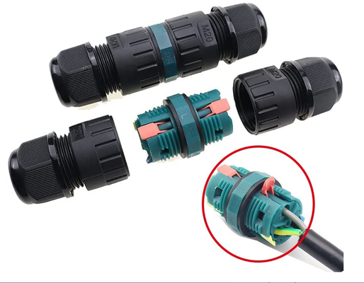 IP68 Waterproof Quick Connector 2 Way 3 Core Electrical Junction Wire Connector