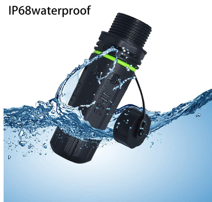 Female To Female RJ45 Waterproof Connector IP68 Panel Mount Coupler