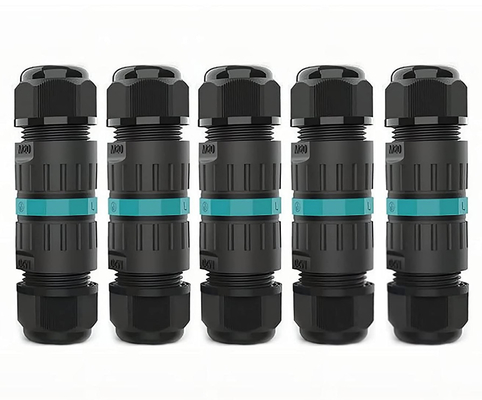 IP68 Waterproof Junction Box Connectors M20 2 Pin Outdoor Electrical Cable Connectors