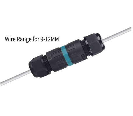IP68 Waterproof Junction Box Connectors M20 2 Pin Outdoor Electrical Cable Connectors
