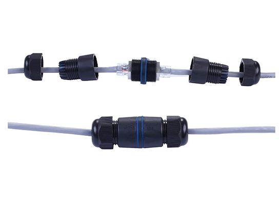 2 Pack Waterproof RJ45 Connector IP68 Cat6/Cat5E/Cat5 Shielded For Outdoor Ethernet
