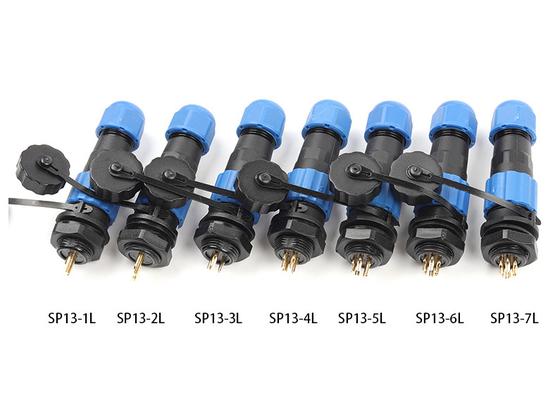 SP13 IP68 Waterproof Connector Male / Female Aviation Plug Socket
