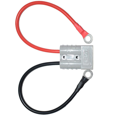 10AWG Battery Adapter Cable with O-Type Terminal and 45A Connector 1 m
