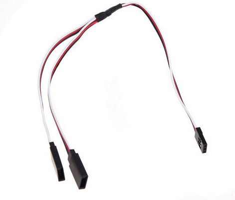 Low Voltage RC Servo Extension Cable JR / Futaba 1 Male To 2 Female Y Lead