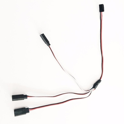 Low Voltage RC Servo Extension Cable JR / Futaba 1 Male To 2 Female Y Lead