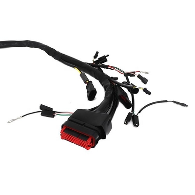 OEM Electrical Motorcycle Wire Harness Customized Length Color