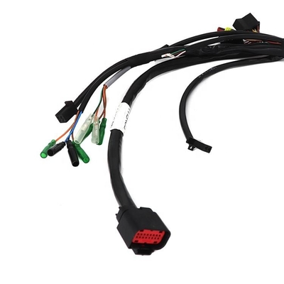 OEM Electrical Motorcycle Wire Harness Customized Length Color