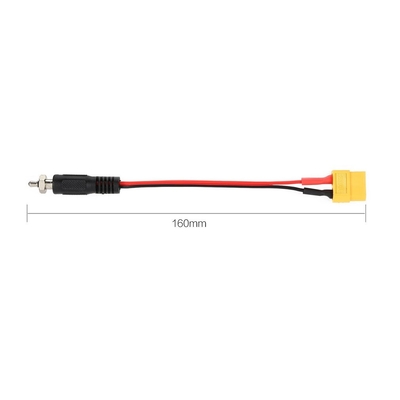 XT60 Female To Glow Plug RC Charger Cable 15cm Or Customized Length