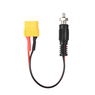 XT60 Female To Glow Plug RC Charger Cable 15cm Or Customized Length