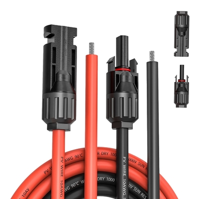 Kabel Surya Fotovoltaik Tahan Cuaca 12-24V Antiwear Serbaguna
