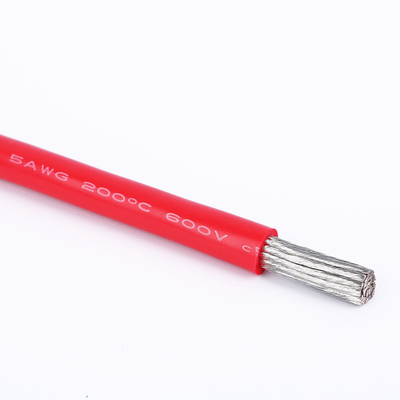 Kabel Silikon Fleksibel Tembaga Kaleng 1AWG 2AWG 4AWG 6AWG 8AWG 10AWG